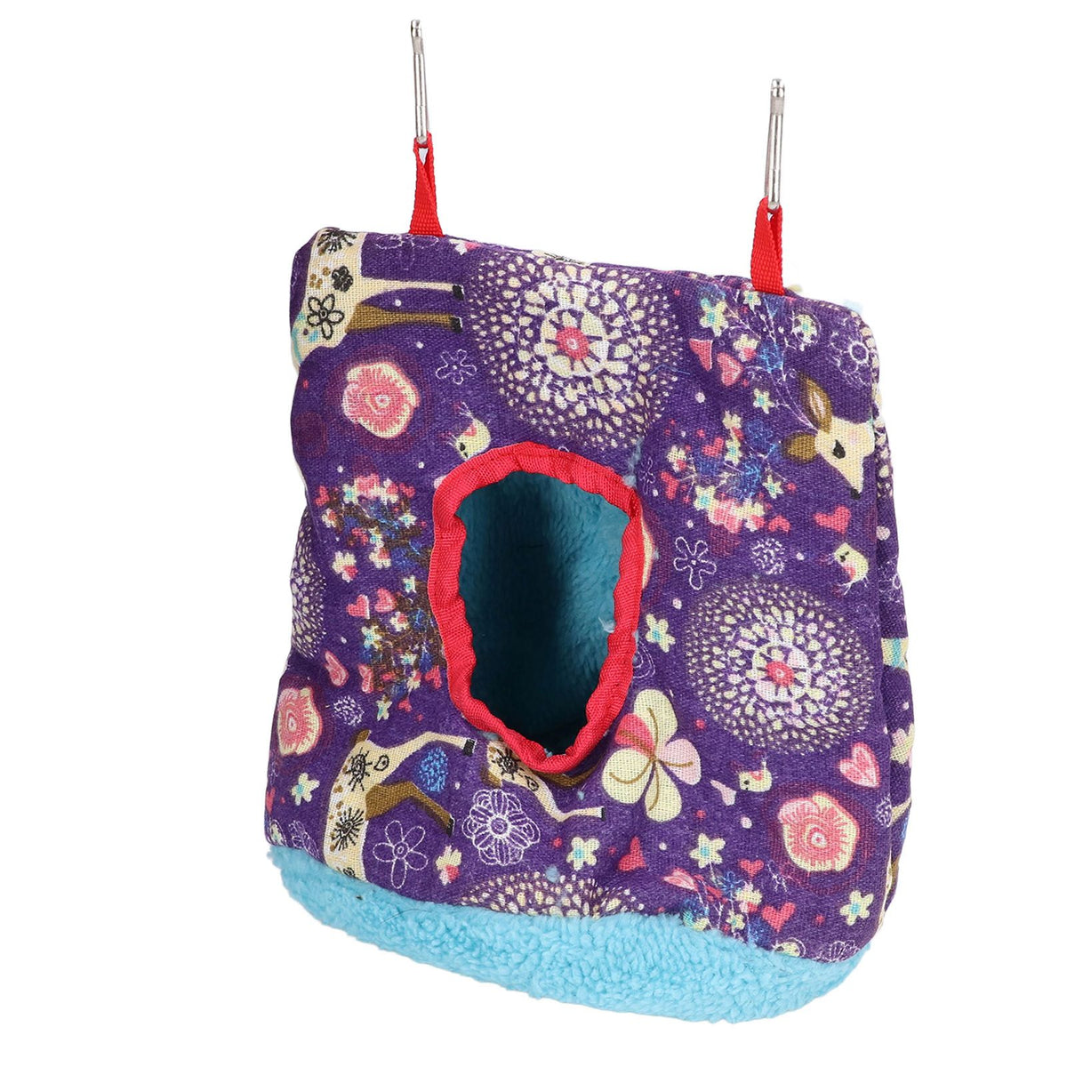 Round Plush Bird Hammock