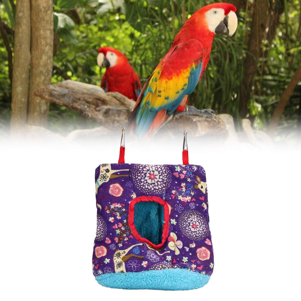 Round Plush Bird Hammock