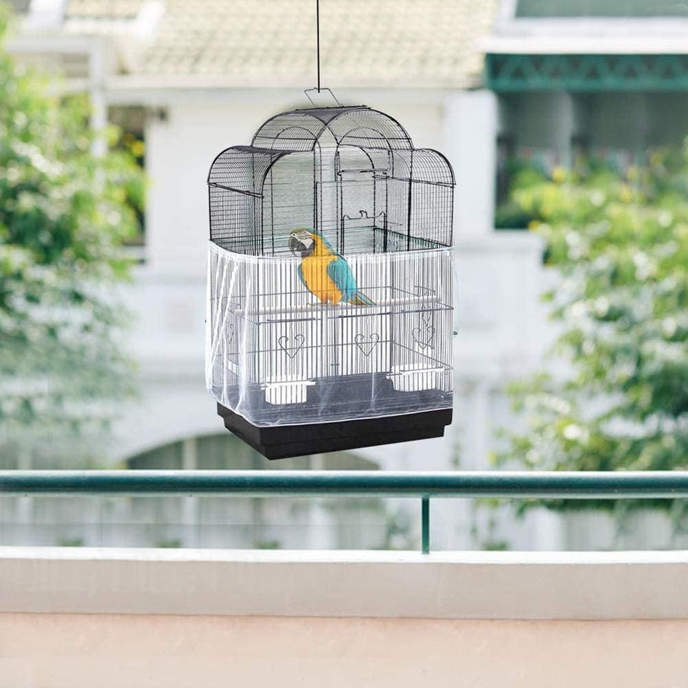 Stretchy Nylon Bird Cage Seed Guard