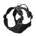 HCPET Dog Vest Harness Reflective Nylon Black S (Bust 38-50cm)