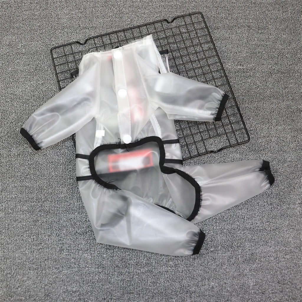 Frosted Waterproof Dog Raincoat – Extra Large