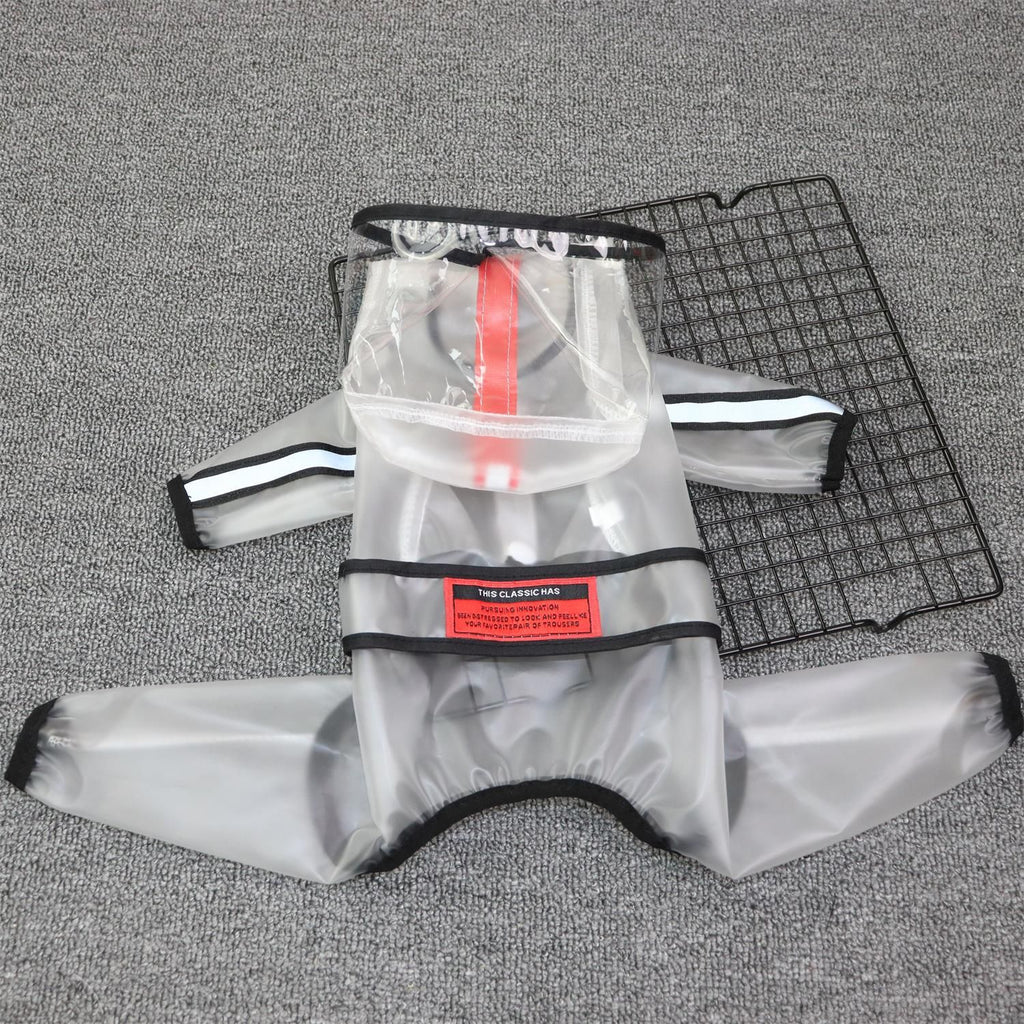 Frosted Waterproof Dog Raincoat – Extra Large