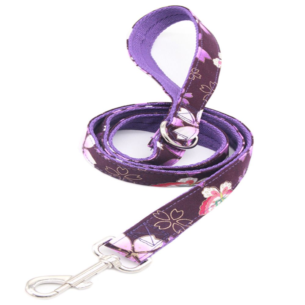1.2m Nylon Dog Leash – Pink, 2.5cm Wide