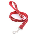 1.2m Nylon Dog Leash – Red, 1.5cm Wide