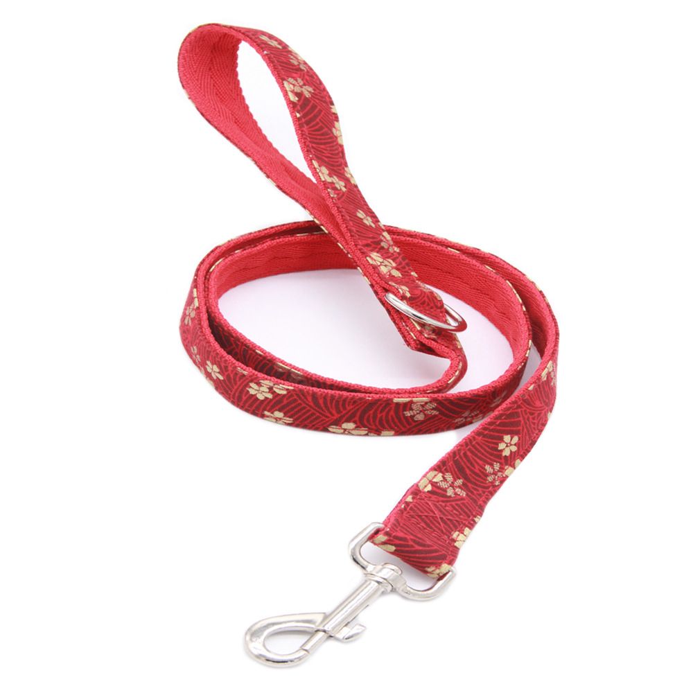 1.2m Nylon Dog Leash – Red, 2.5cm Wide