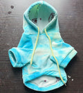 Pretty Pet Cat Dog Sweater Coral Fleece British Thick Green mink velvet S back length 24 bust 32