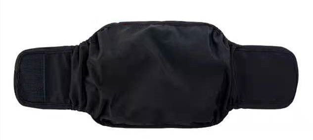 Camouflage Male Dog Belly Band – Black, Medium