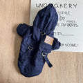 Thick Cotton Winter Dog Coat – Navy Blue