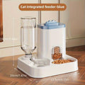 7-Day Automatic Pet Feeder and Water Dispenser – Blue