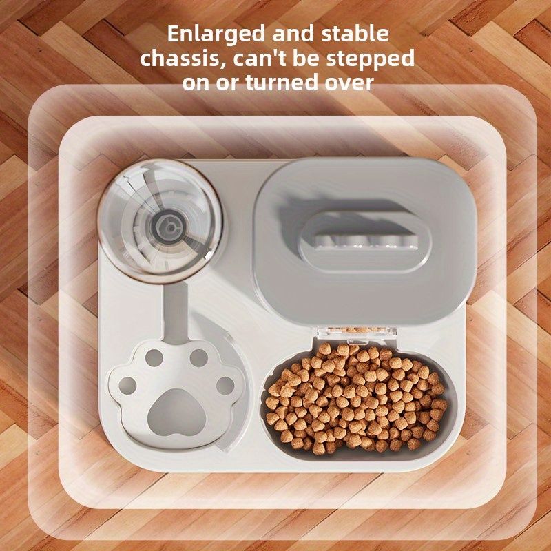 7-Day Automatic Pet Feeder and Water Dispenser – Grey