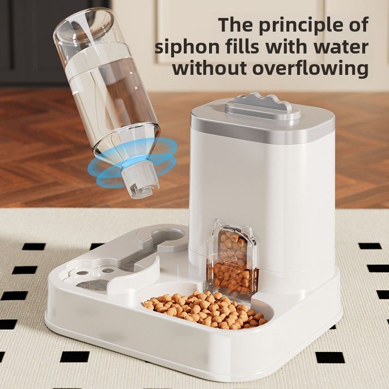 7-Day Automatic Pet Feeder and Water Dispenser – Pink