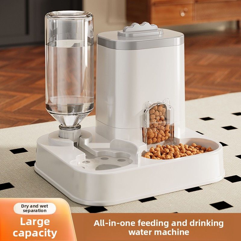 7-Day Automatic Pet Feeder and Water Dispenser – Pink