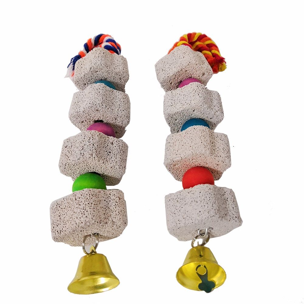 Chicken Calcium Chew Toys with Bells – 2 Pack