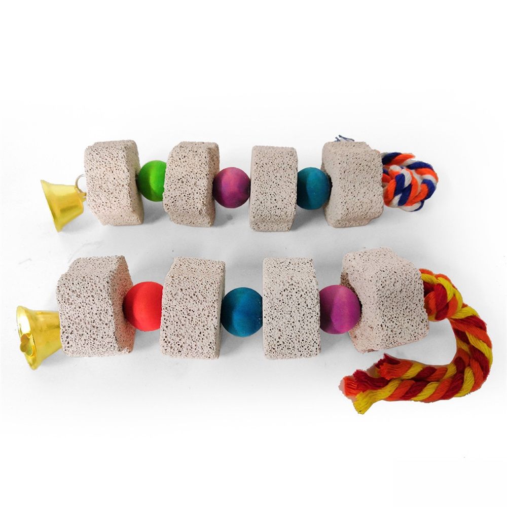 Chicken Calcium Chew Toys with Bells – 2 Pack