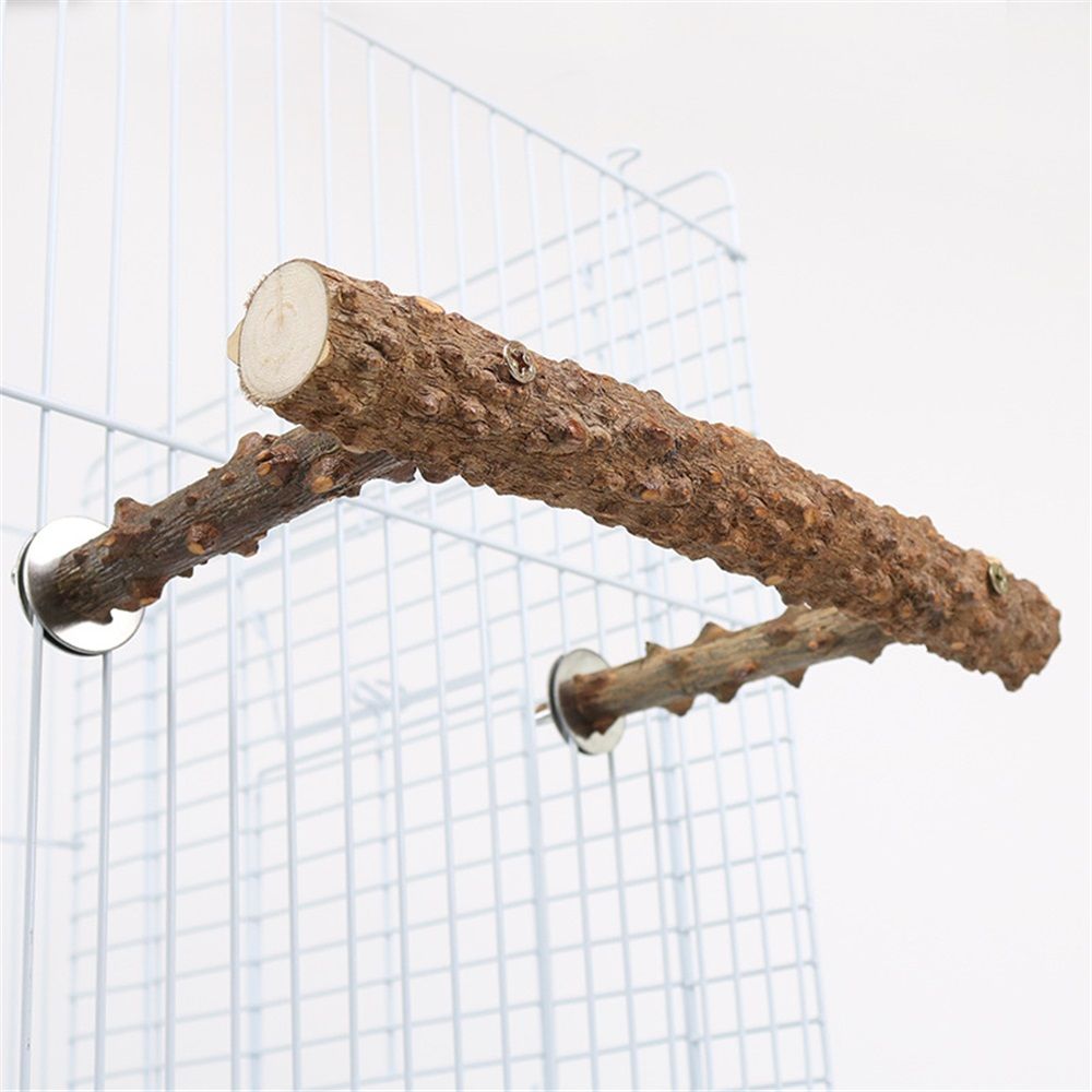 Large Natural Pepper Wood Parrot Perch