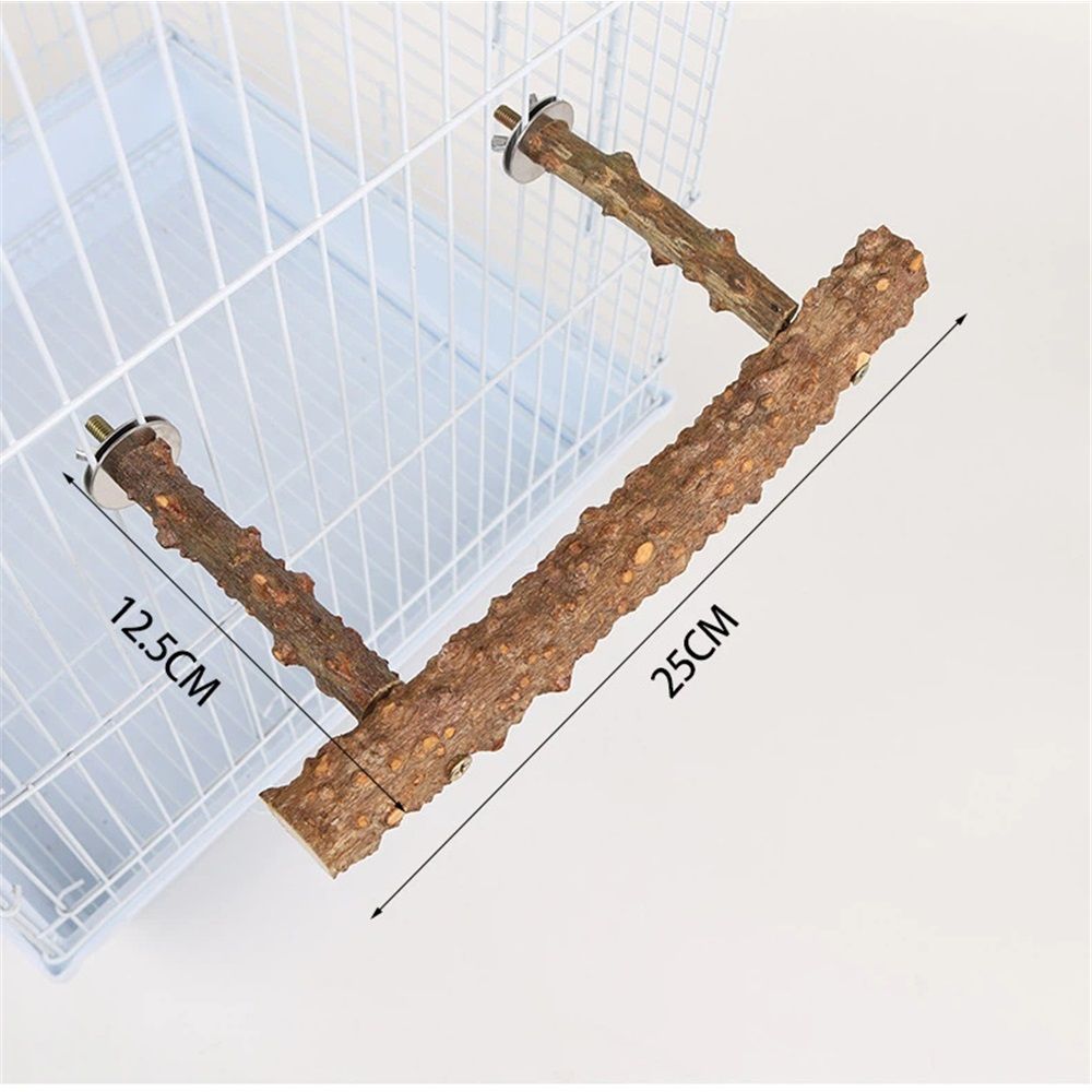 Large Natural Pepper Wood Parrot Perch