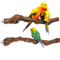 Natural Wooden Bird Perches 25cm – 2 Pack