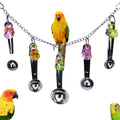 Stainless Steel Spoon Chew Toys for Parrots