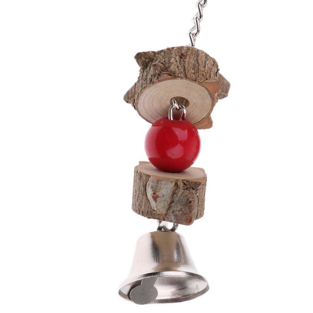Stainless Steel Bell String Toy for Parrots