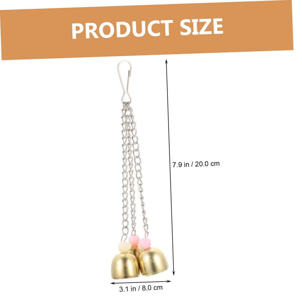 Hanging Bell Toys for Birds – 4 Pack