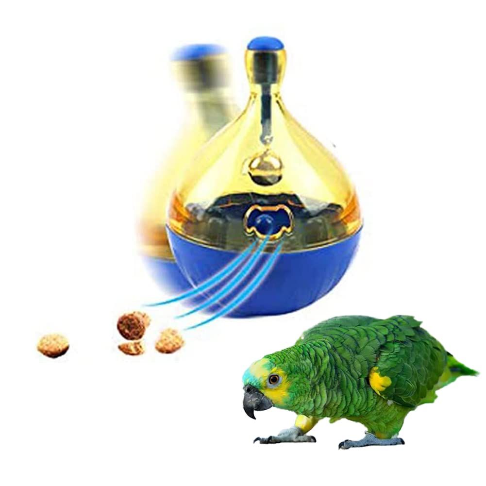 Tumbler Foraging Ball with Bell for Parrots