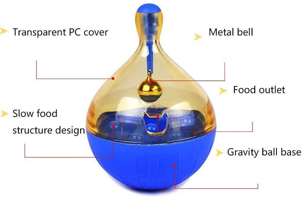 Tumbler Foraging Ball with Bell for Parrots