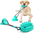 Suction-Cup Rope and Treat-Dispensing Dog Toy