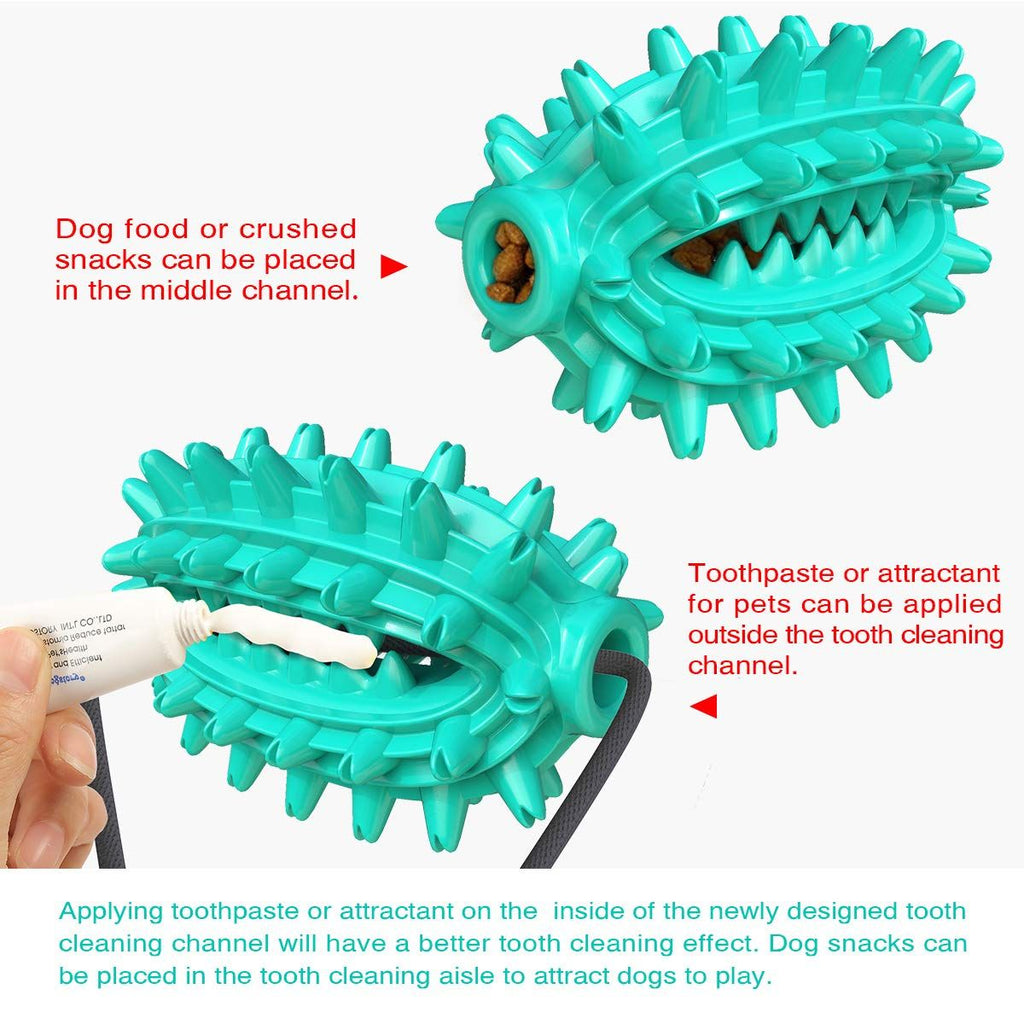 Suction-Cup Rope and Treat-Dispensing Dog Toy
