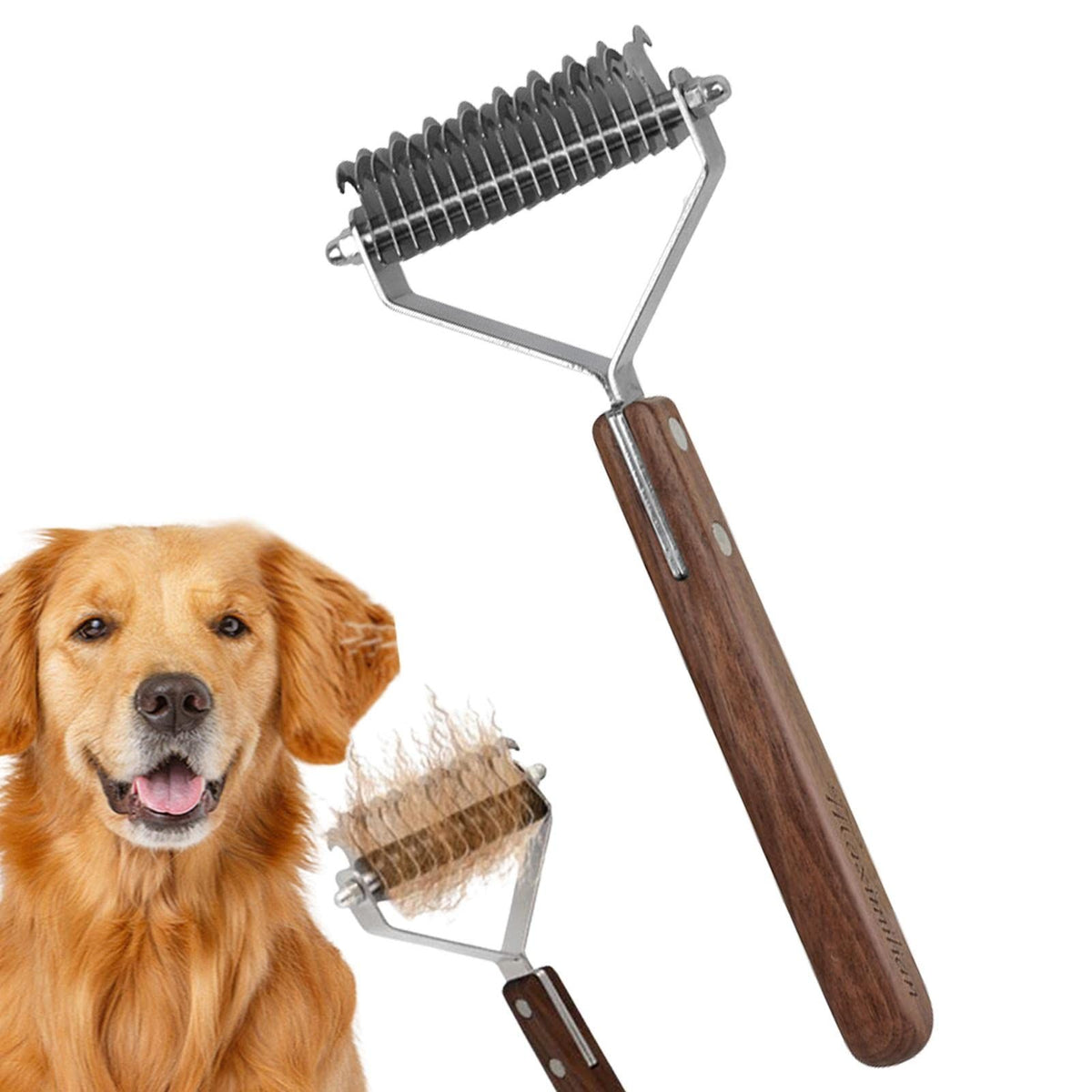Dog Deshedding Undercoat Rake