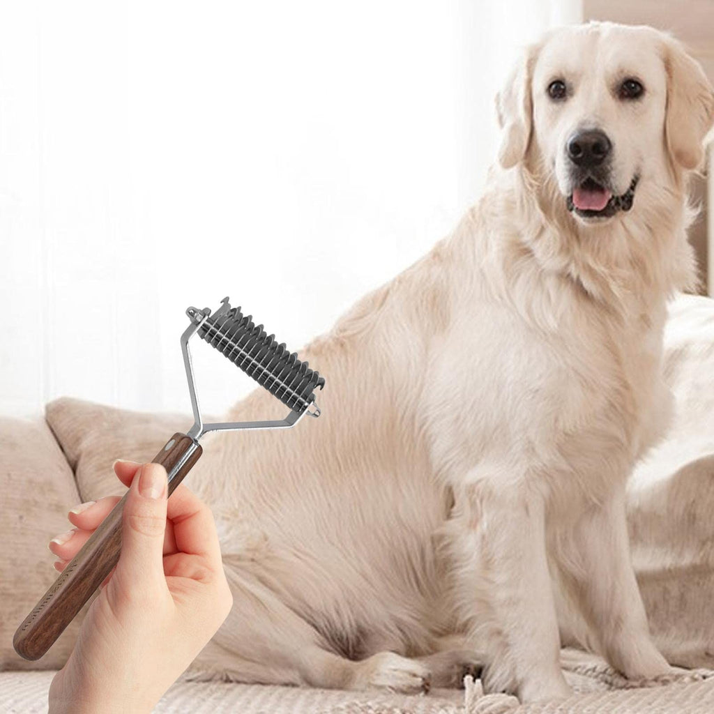 Dog Deshedding Undercoat Rake