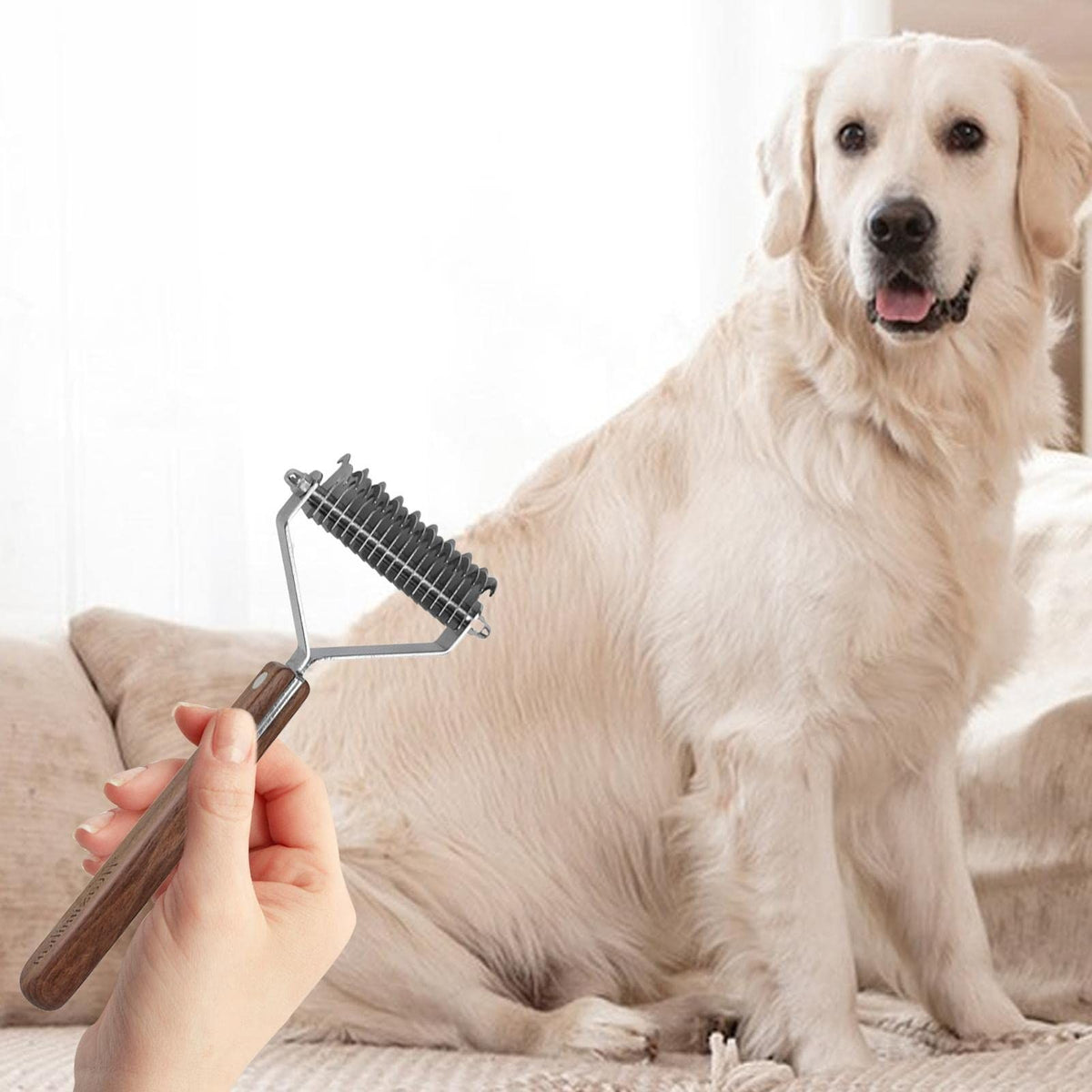 Dog Deshedding Undercoat Rake