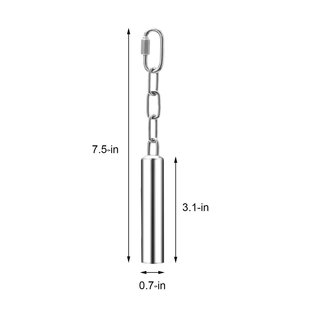 Stainless Steel Hanging Bell Toys for Birds – 2 Pack