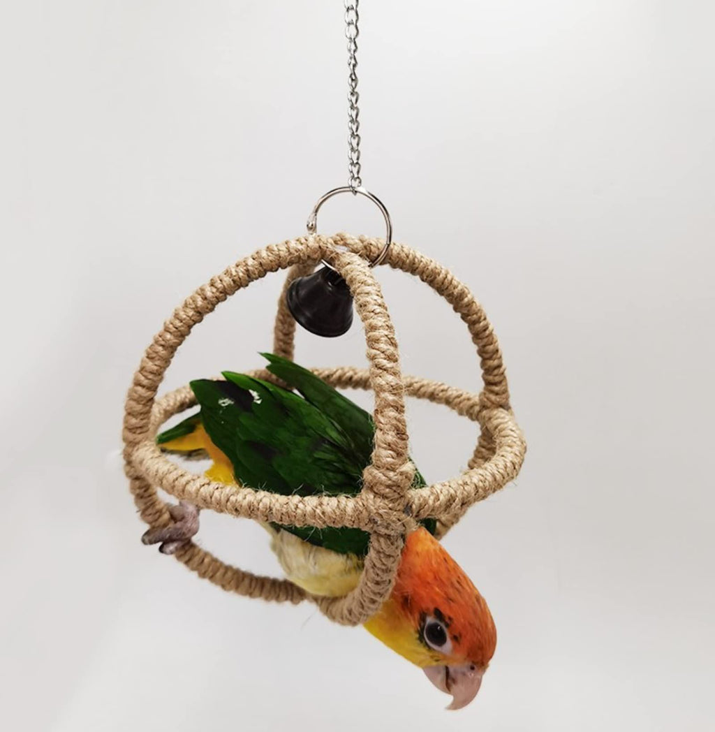 Hanging Chewing Ball with Bell for Birds