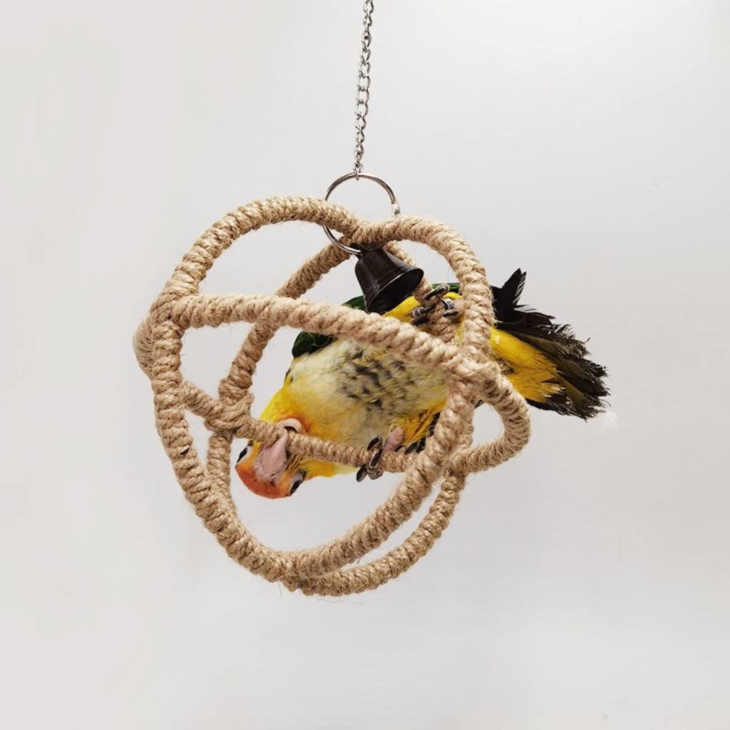 Hanging Chewing Ball with Bell for Birds