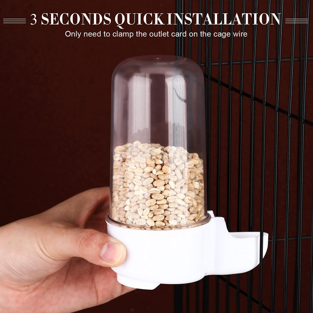 Automatic Bird Feeders and Water Dispensers – 4 Pack