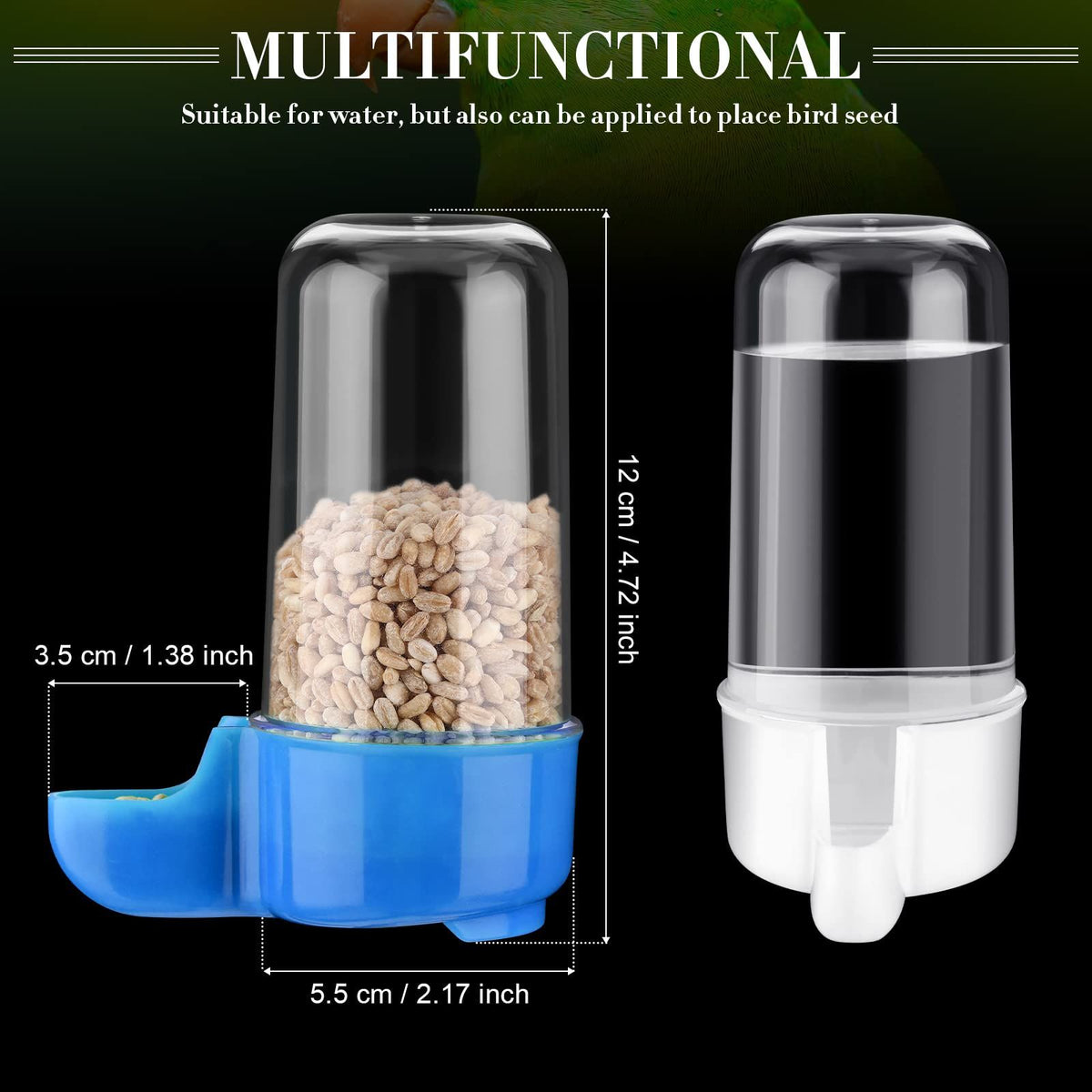 Automatic Bird Feeders and Water Dispensers – 4 Pack