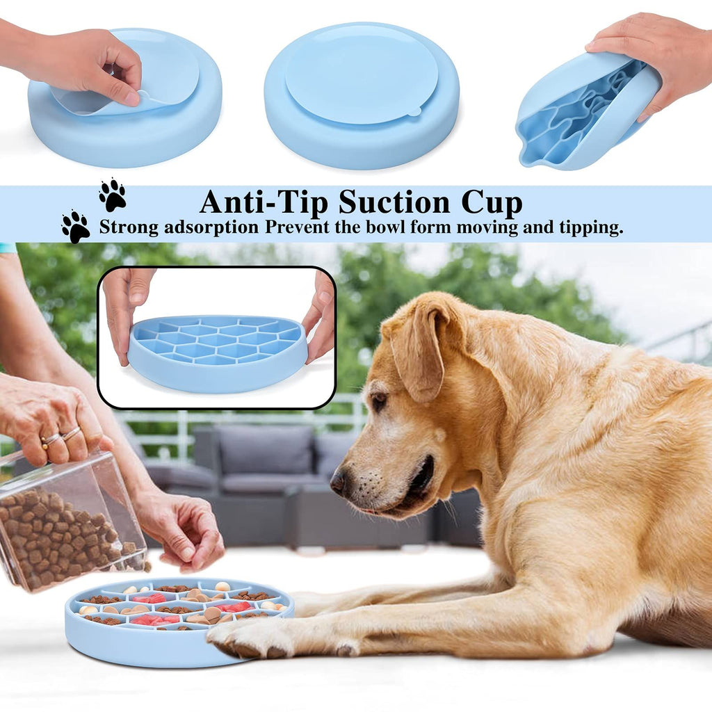 Silicone Slow Feeder Bowl for Dogs