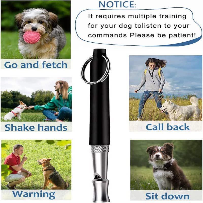 2-Pack Dog Whistle, Stop Barking, Dog Whistle to Stop Barking, Dog Training Control,Professional Ultrasonic Dog Training Tool