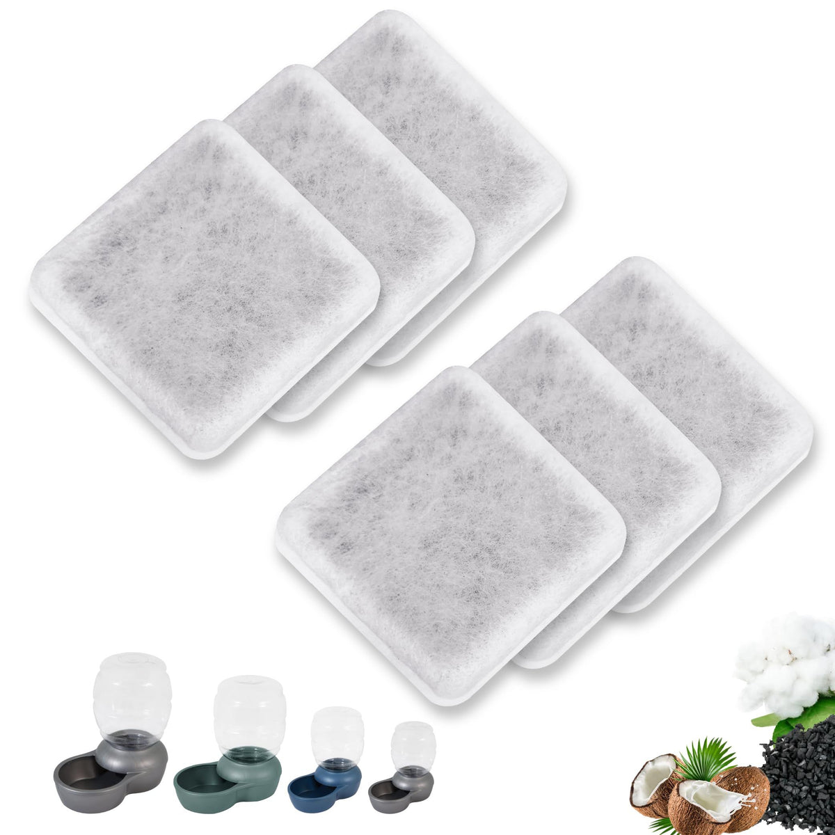 Charcoal Filters for Gravity Pet Waterers