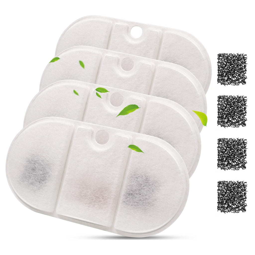 Carbon and Ion-Resin Cat Fountain Filters