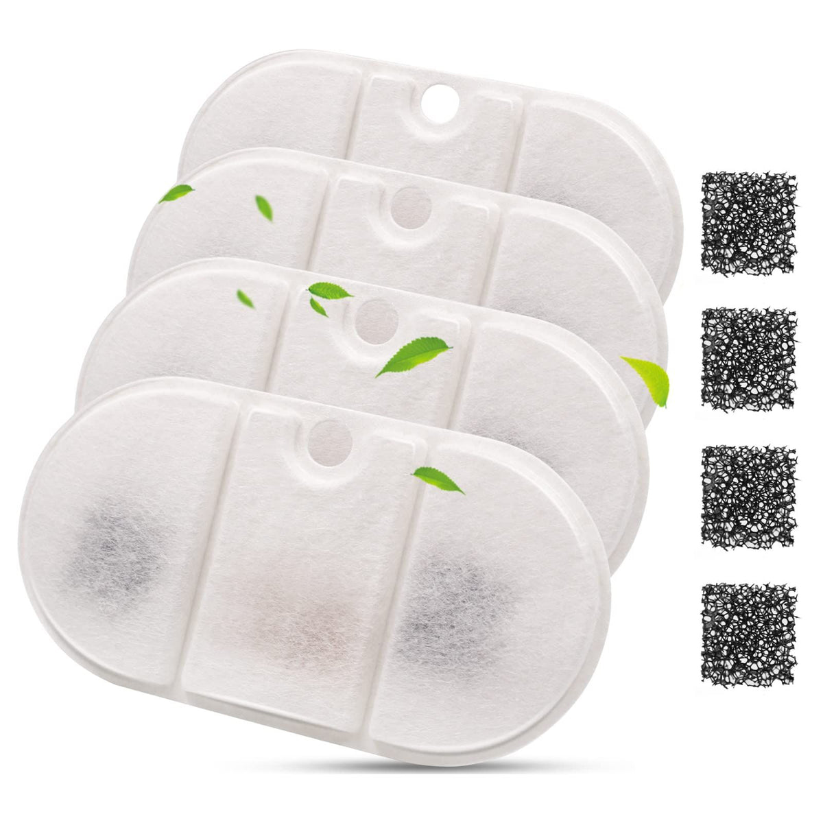 Carbon and Ion-Resin Cat Fountain Filters
