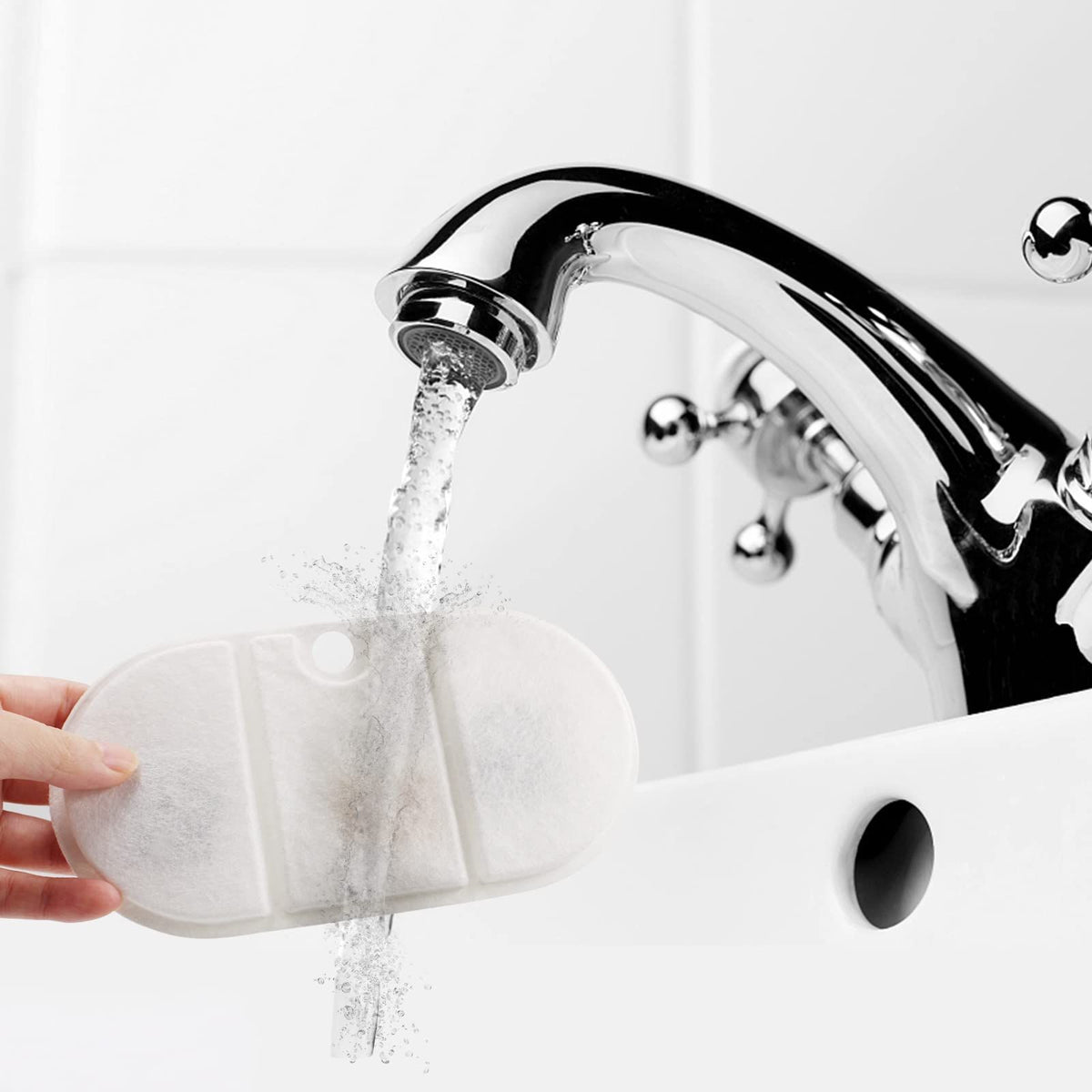 Carbon and Ion-Resin Cat Fountain Filters