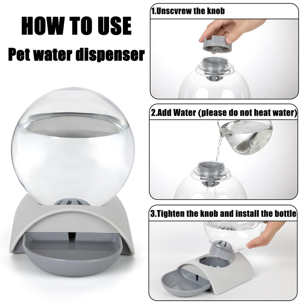 2.8L Gravity Pet Water Dispenser