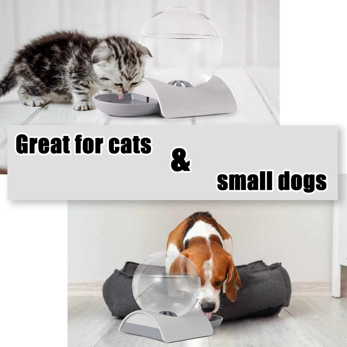 2.8L Gravity Pet Water Dispenser