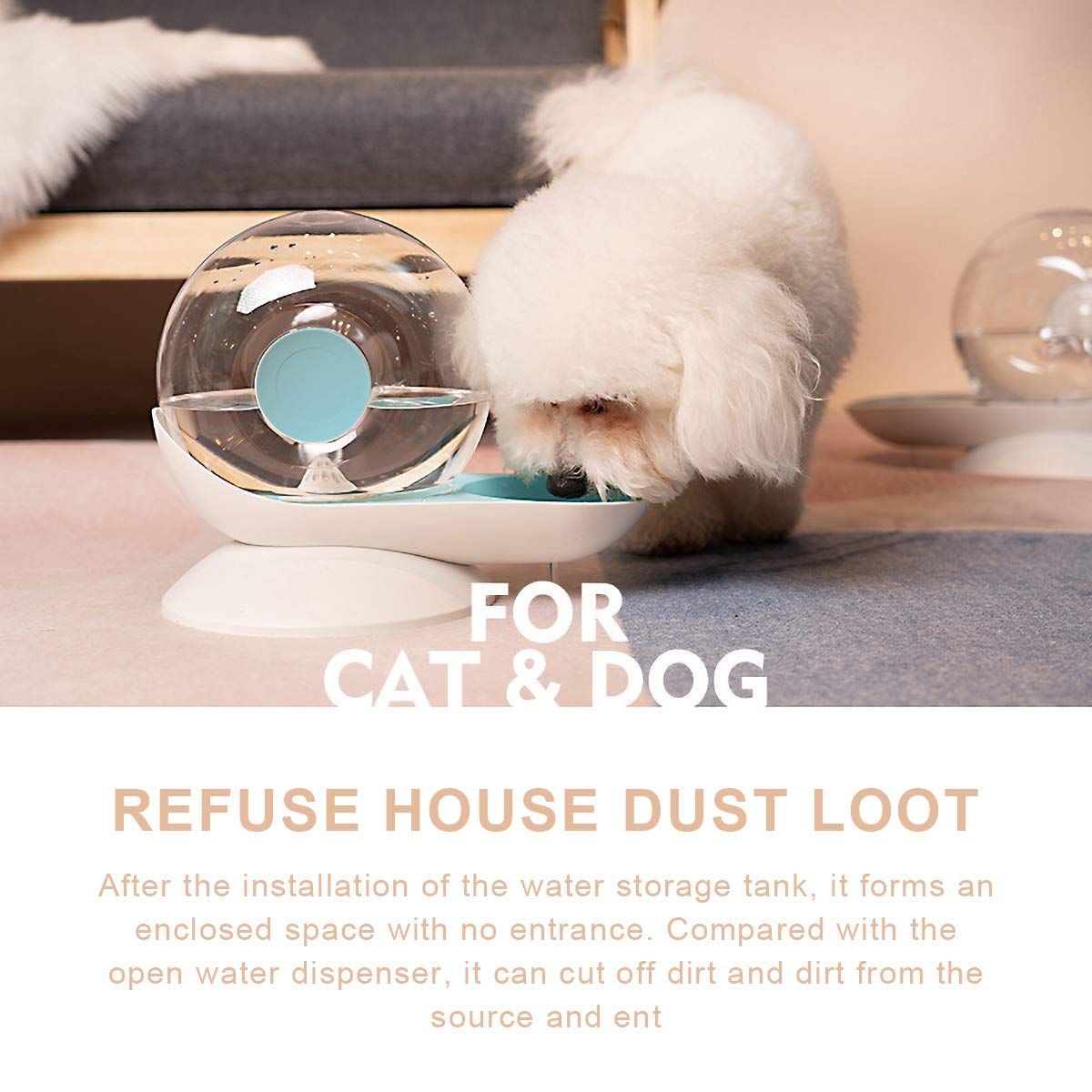Automatic Water Dispenser for Cats and Small Dogs
