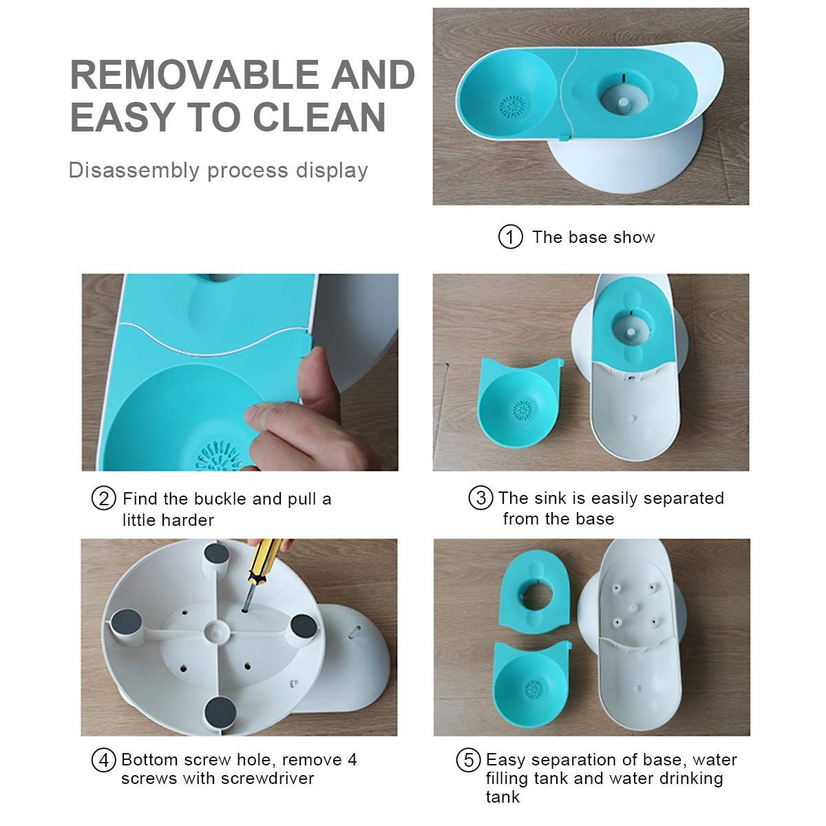 Automatic Water Dispenser for Cats and Small Dogs