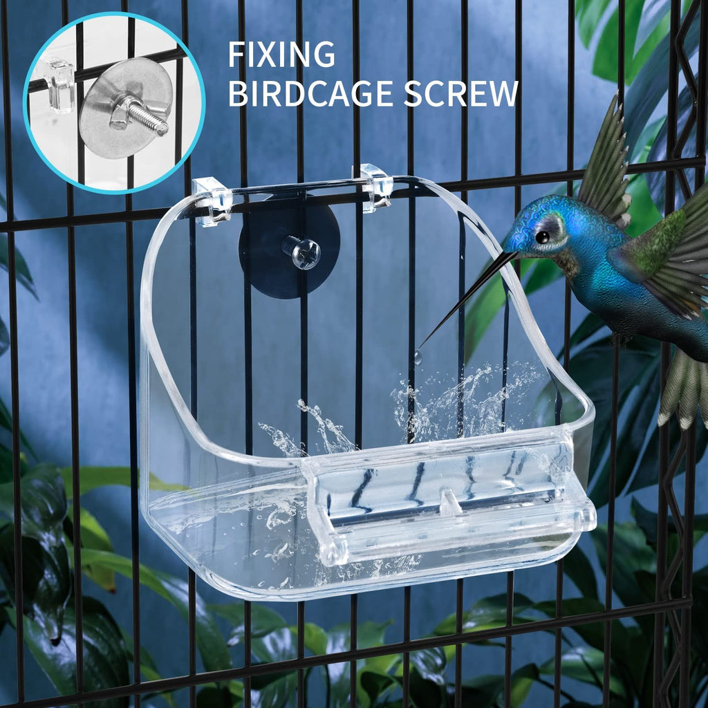 Acrylic Hanging Bird Bath