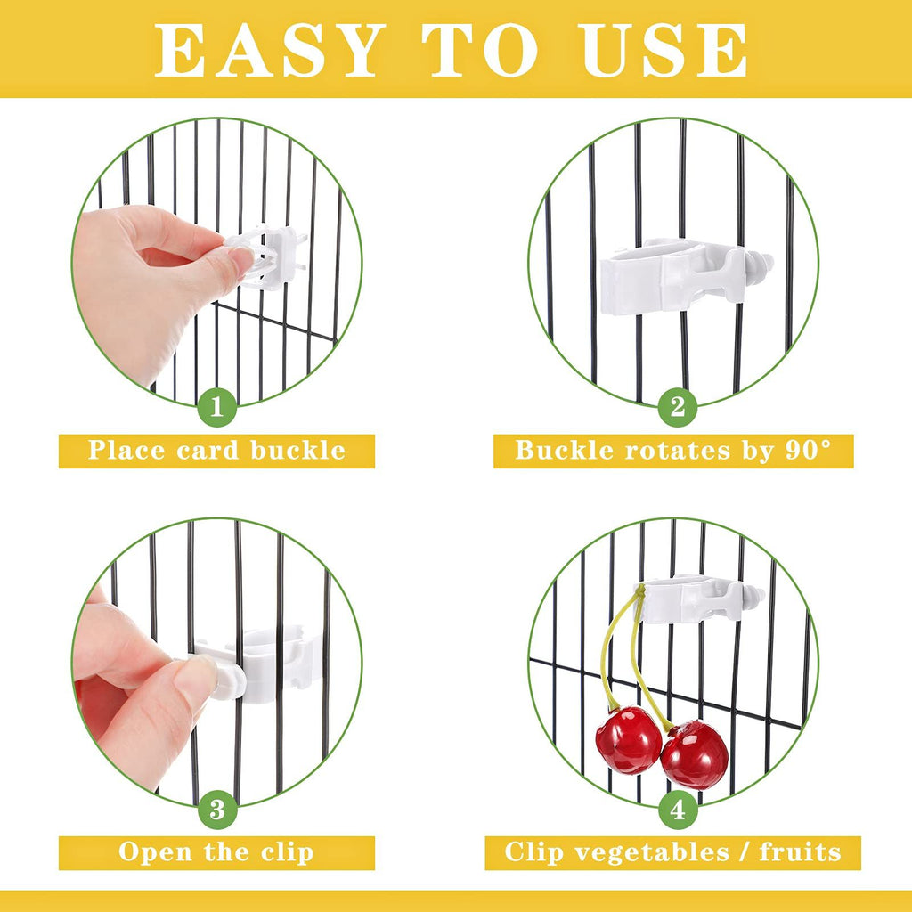 Bird Cage Fruit and Vegetable Clips – 6 Pack