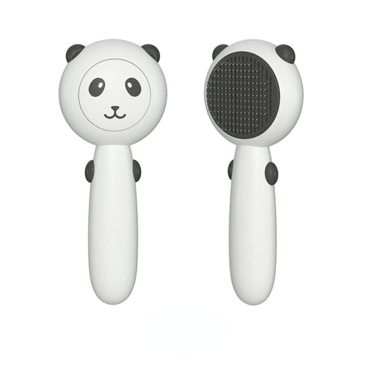 Panda-Shaped Self-Cleaning Cat Grooming Brush