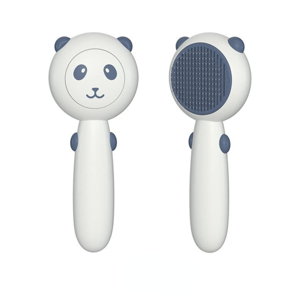 Panda-Shaped Self-Cleaning Cat Grooming Brush